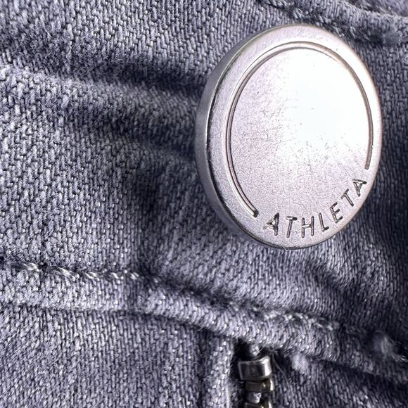 Athleta Jeans Womens 6 Skinny Sculptek Stretch Denim Casual Pockets Comfort Gray - Picture 4 of 15